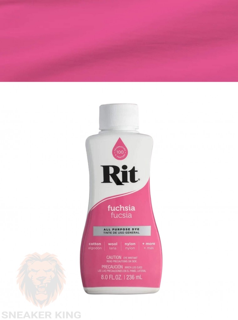 Барвник для натуральних тканин RIT All-Purpose Dye Fuchsia (яскравий рожево-малиновий), 236 мл